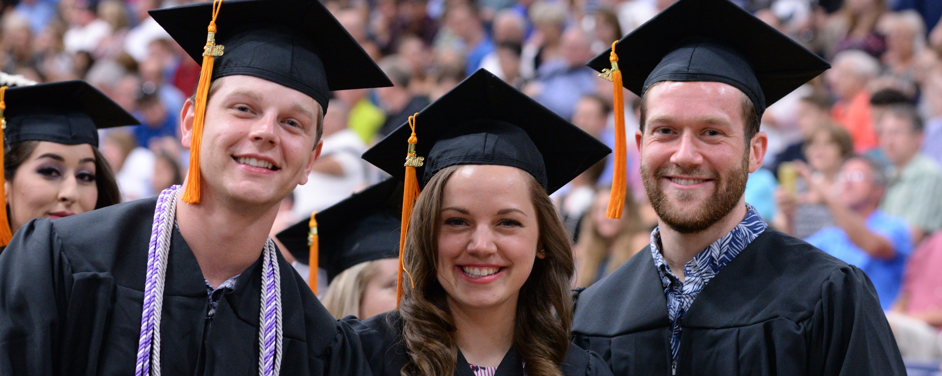 Washburn students enjoying commencement